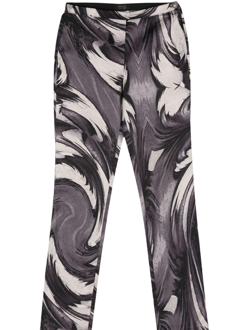 Affordable Women 2000s trousers Versace abstract-print straight 0702
